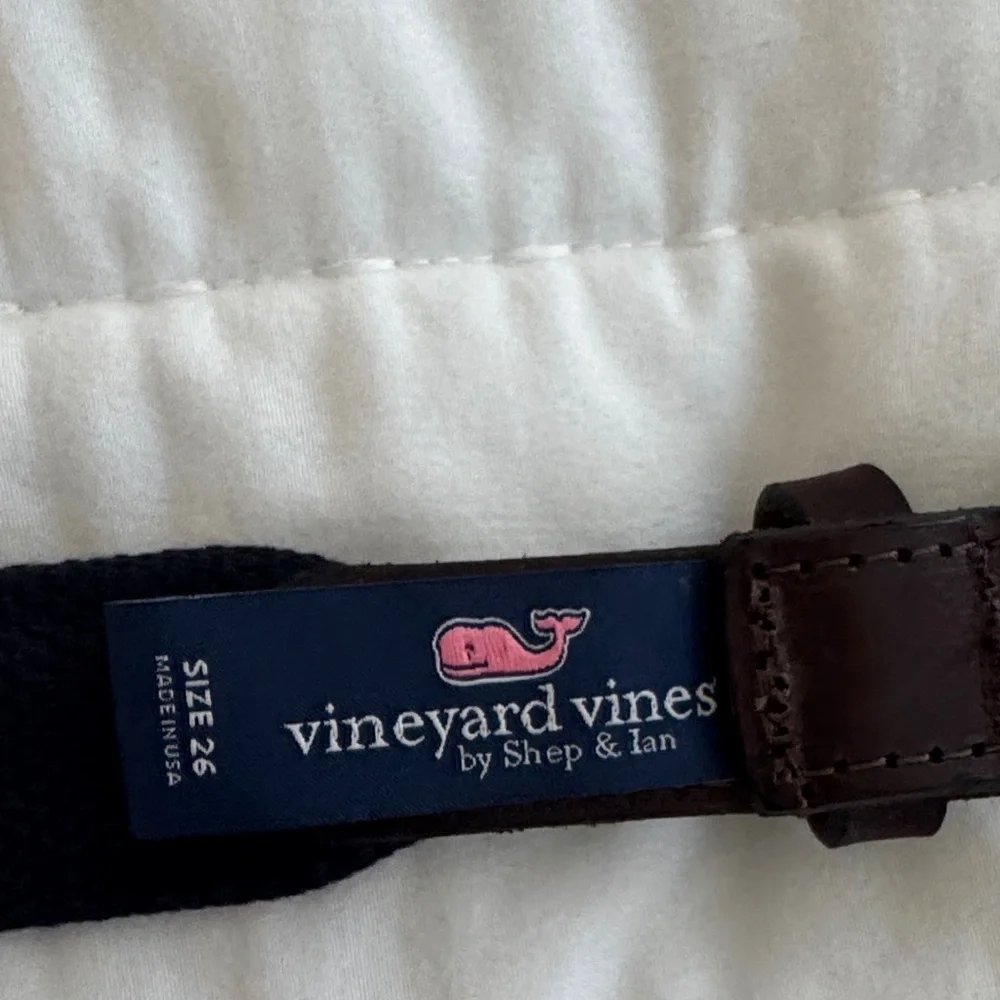 Vineyard Vines Boys Orange and Brown Men's Belt